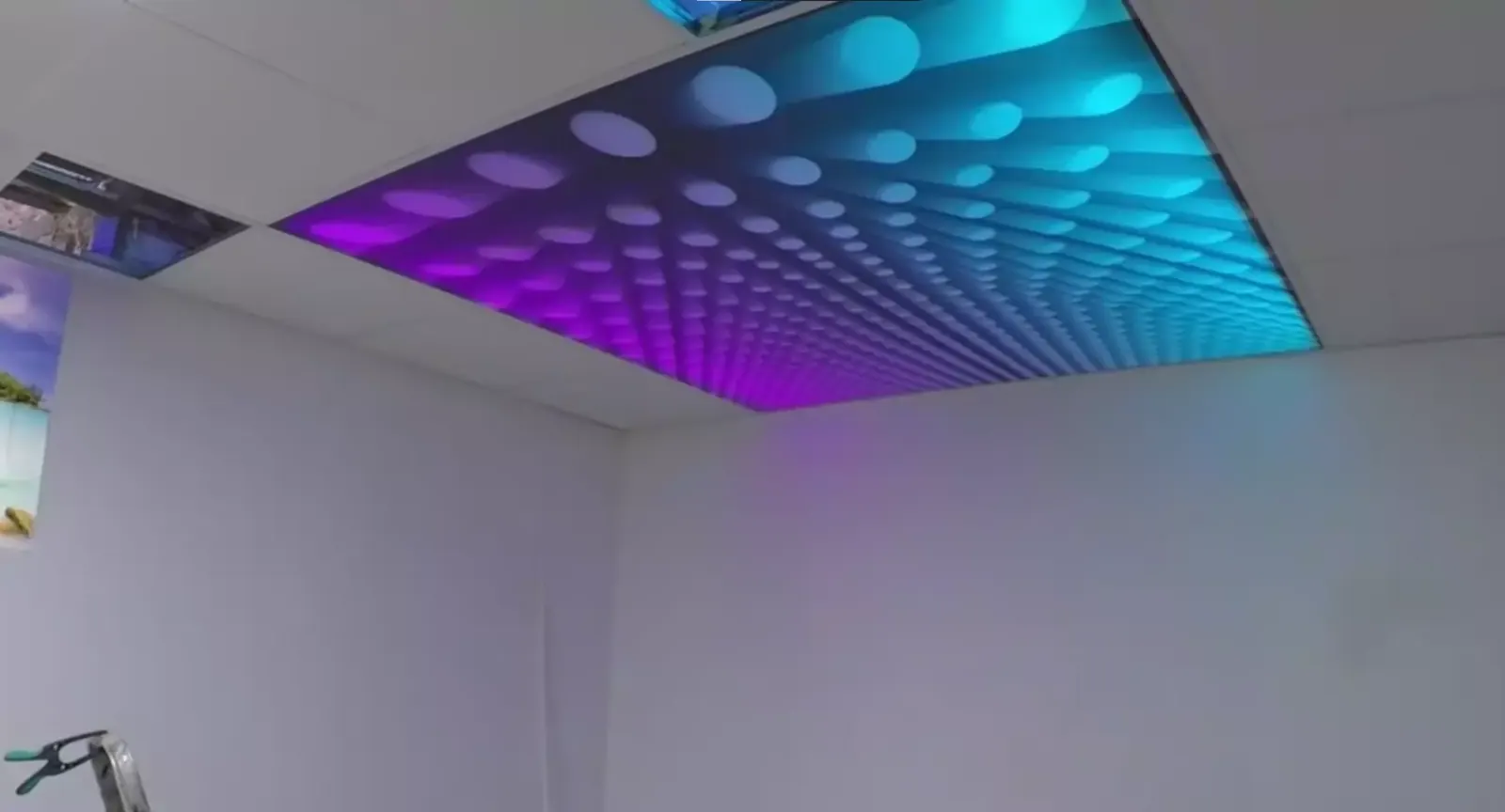 3D натяжной потолок для офиса — Обнинск, улица Гагарина, 27а, фото 3